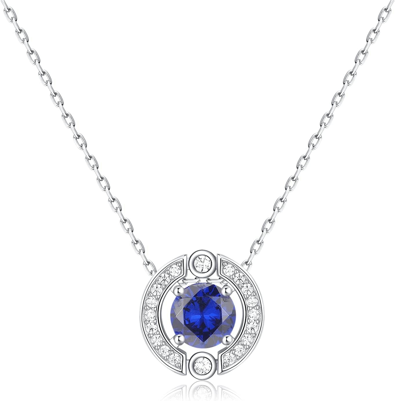 halo  Stone Necklace 未使用品　シルバー　天然石 Amazon.com: FANCIME Sterling Silver Opal Necklace White Fire Opal