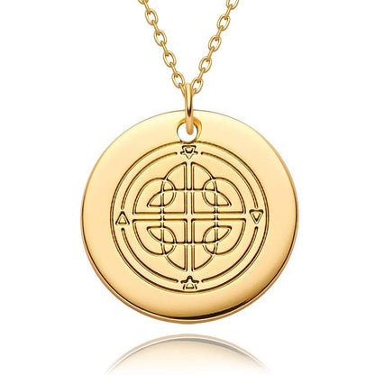 Constellation Disc Coin Necklace 18K Gold Plated Dainty 12 Constellation Personalized Pendant Necklace Gifts