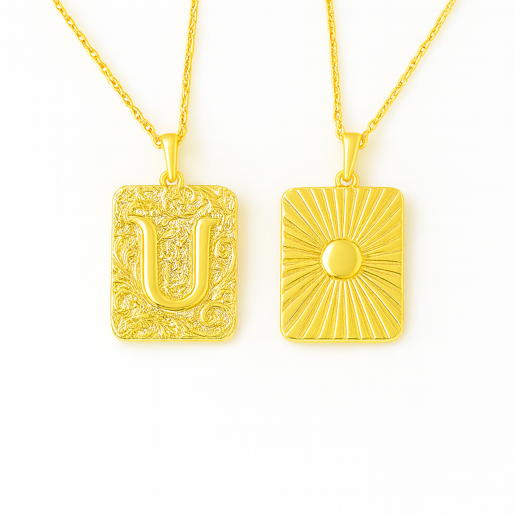 Nuvella Reversible Zodiac Necklace