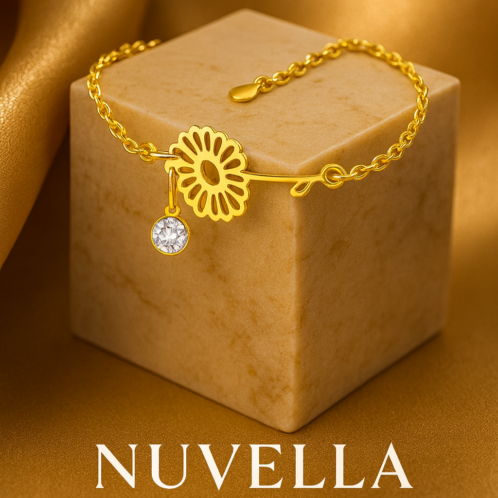 Nuvella Birthstone Flower Bracelets